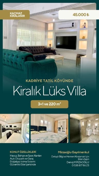 Уютная меблированная квартира в Денизкент, 1100 EUR, 5 км до моря